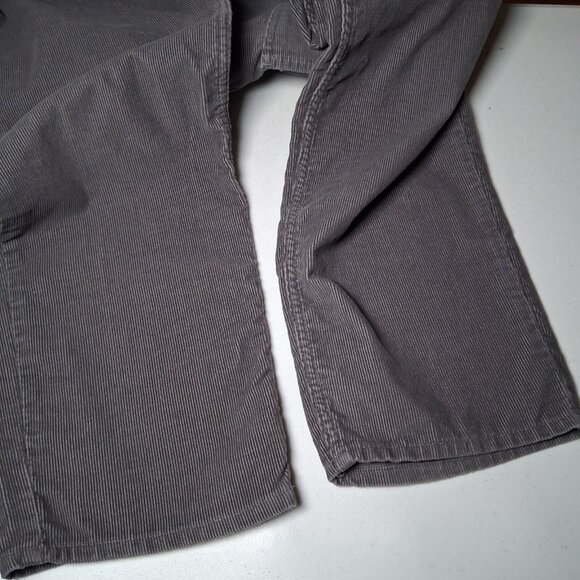Vintage Roebucks Corduroys Corduroy Pants Men 36x29.5 Gray Classic READ - Picture 6 of 15
